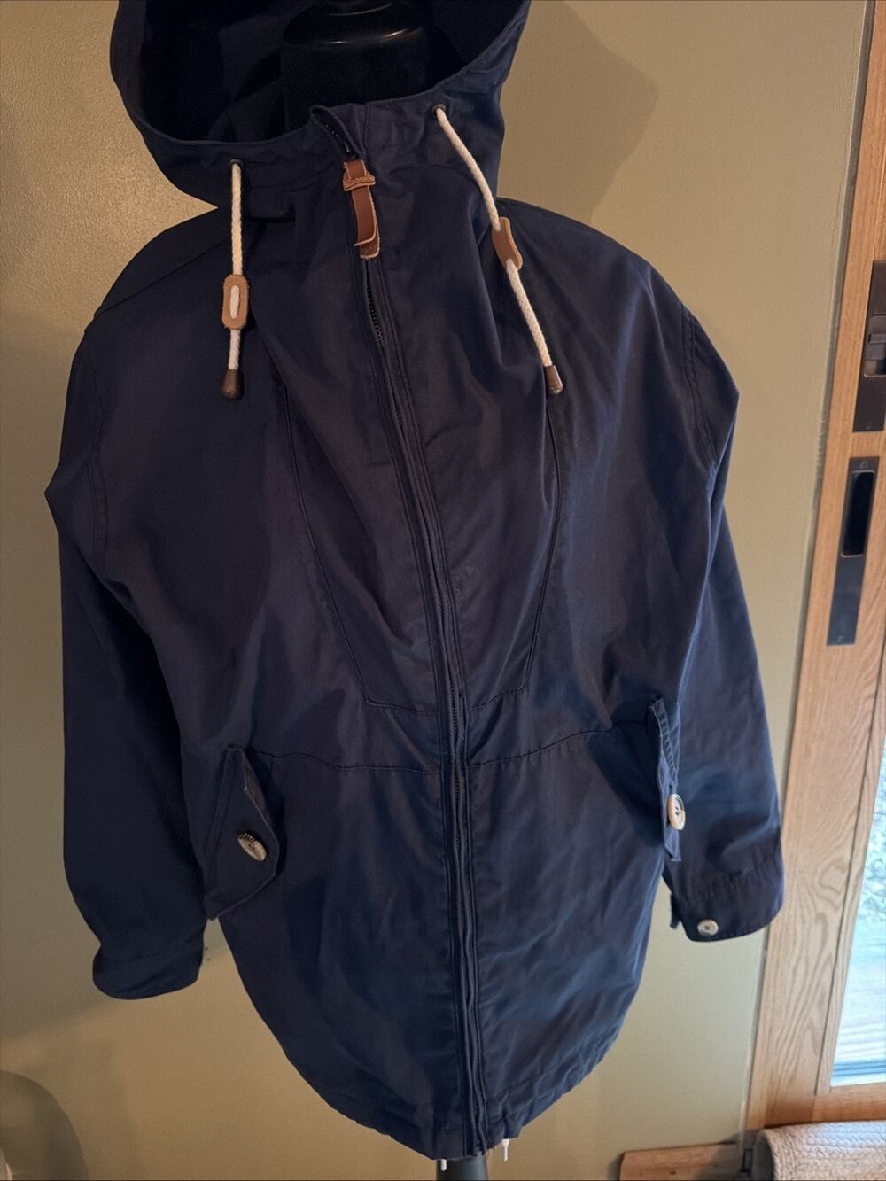 Penfield Trailwear Navy Hooded Jacket Size M